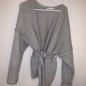 Grey zara sweater